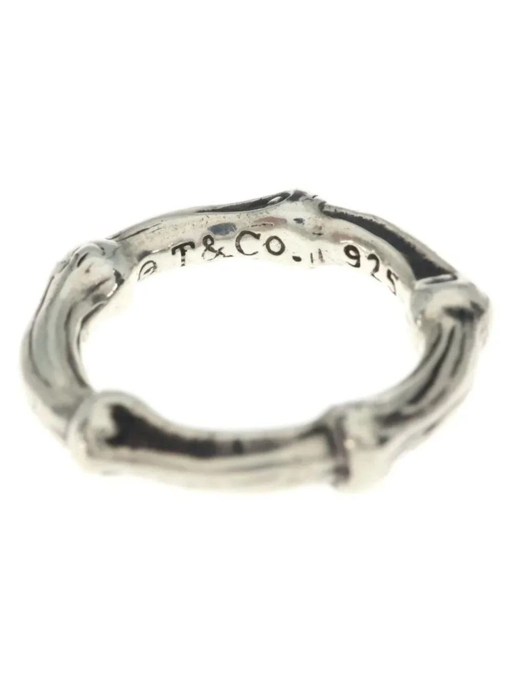 Tiffany & Co Vintage Bamboo Ring Silver